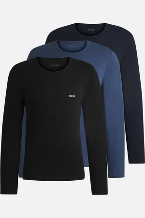 HUGO BOSS 3-Pack Cotton-Jersey T-Shirts - M