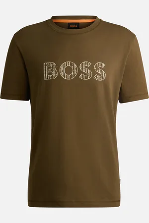 HUGO BOSS Te_logotexture Cotton-Jersey T-Shirt - S