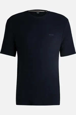 HUGO BOSS Ribbed Woven Lounge T-Shirt - S