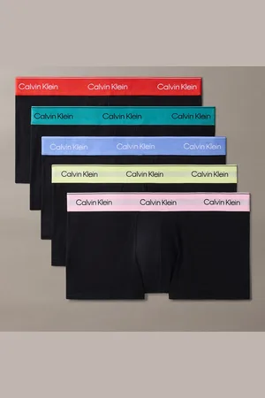 Calvin Klein Pride 5 Pack Cotton-Jersey Trunks - S