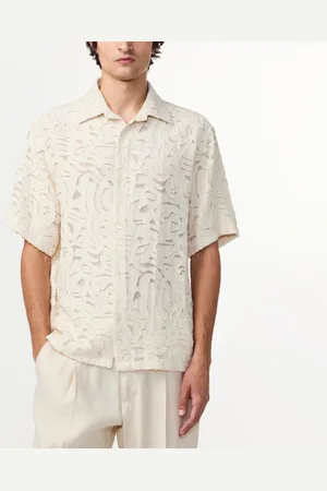 NN.07 Freddy Fil-Coupé Woven Shirt - M