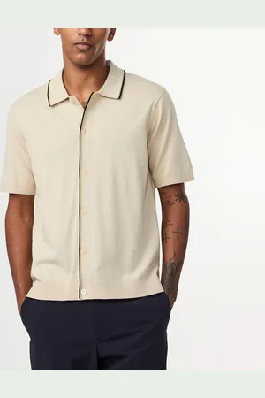 NN.07 Nolan Cotton-Knit Polo Shirt - S