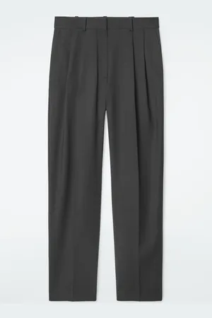 COS SLIM TAILORED WOOL-BLEND PANTS
