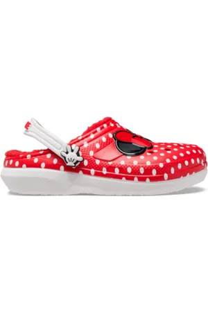 Crocs Clogs - Kids' Classic Lined Disney Minnie Mouse Clog