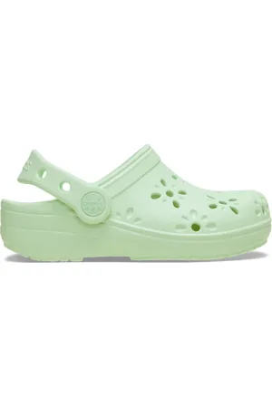Crocs Toddler Classic Floral Cut-Out Clog