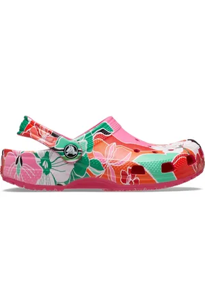 Crocs Kids’ Classic Woodcut Floral Clog