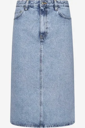 Totême Denim midi skirt