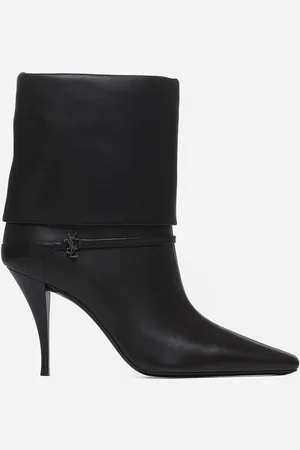 Saint Laurent Niki leather ankle boots