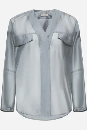 BLANCA Grey voilè Chame blouse