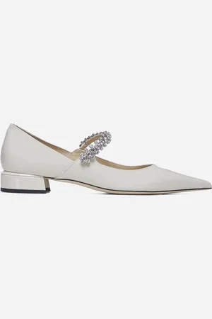 Jimmy Choo Bing patent leather flat pumps