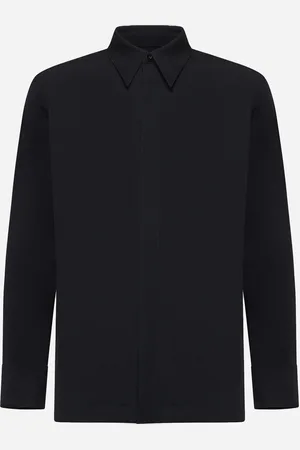 Jil Sander Black wool shirt