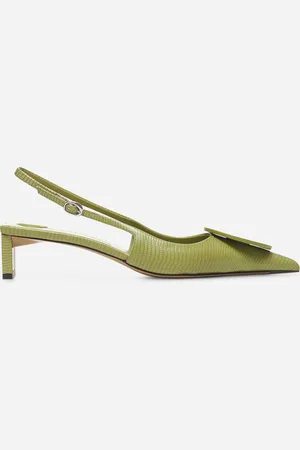 Jacquemus Green The low Duelo slingbacks