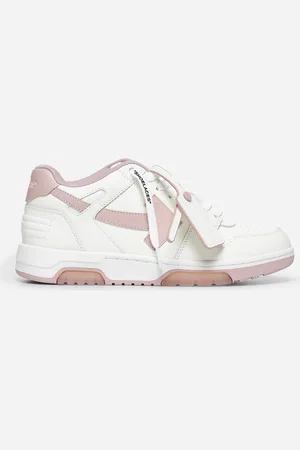 OFF-WHITE White and pink Out Of Office sneakers