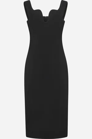 Giorgio Armani Black jersey sheath dress