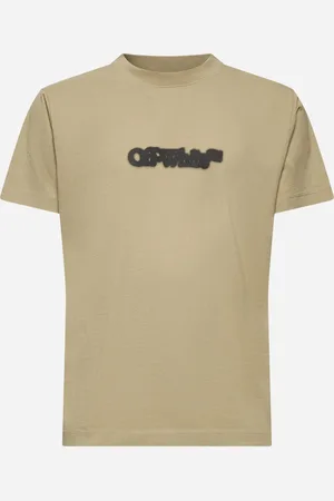 OFF-WHITE Beige jersey Spray Arrow T-shirt