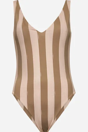 Fendi Pink lycra reversible one-piece swimsuit