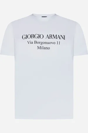 Giorgio Armani Logo cotton t-shirt