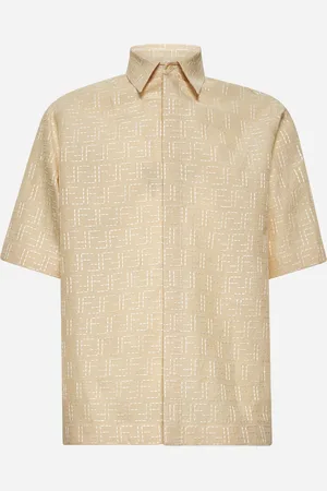 Fendi Yellow FF jacquard shirt