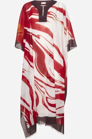 DRIES VAN NOTEN Cotton printed kaftan