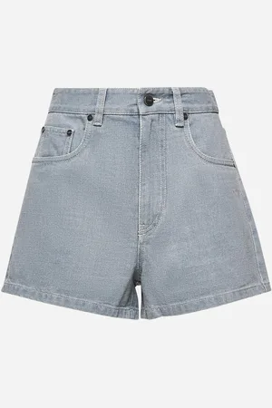 Fendi Light blue denim shorts