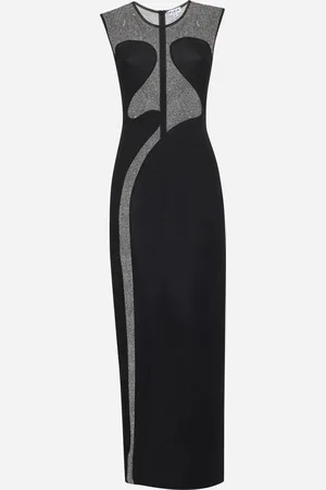 Alaïa Black molded bodycon dress