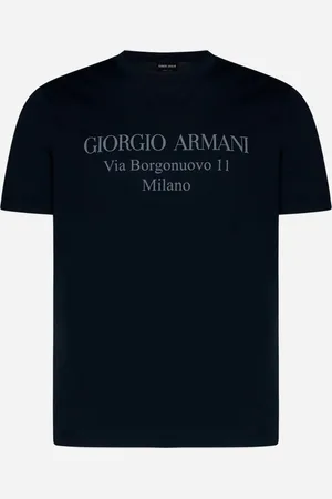 Giorgio Armani Logo cotton t-shirt