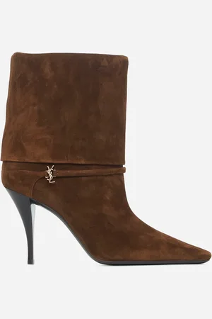 Saint Laurent Niki suede ankle boots