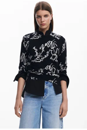 Desigual Fine Lettering Sweater