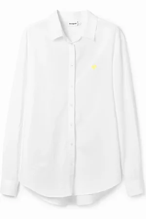 Desigual Textured striped shirt