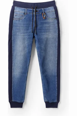 Desigual Hybrid denim jogging trousers