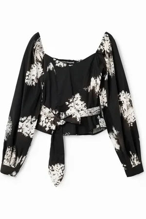 Desigual Floral corset blouse