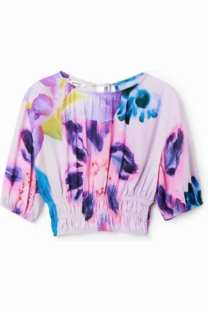 Desigual M. Christian Lacroix short floral blouse