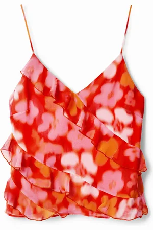 Desigual Floral strappy blouse
