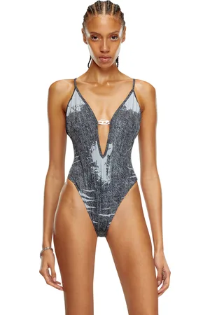 Diesel Swimsuit with denim print Swimsuits