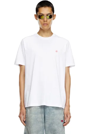 Diesel T shirt with peephole logo T Shirts