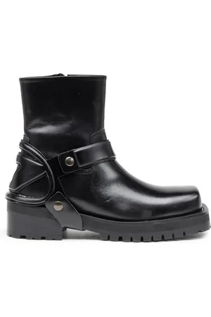 Diesel D Texan Harness boots in polished leather Boots