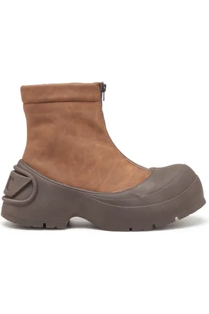Diesel D Donald Rubber trimmed ankle boots Boots