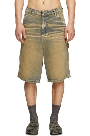 Diesel Utility shorts in gold brush denim Shorts