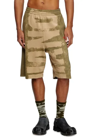 Diesel Sweat shorts with Damiano print Pants