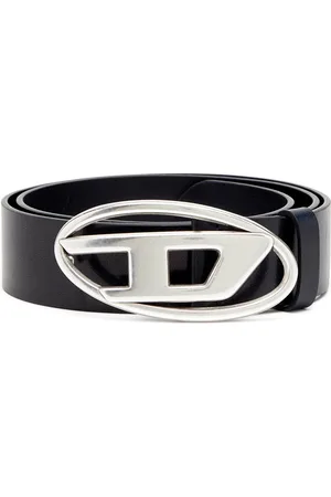 Diesel Leather belt with D buckle Belts
