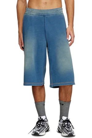 Diesel Faded indigo sweat shorts Shorts