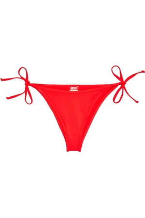 Diesel Tie side bikini bottoms with logo back Panties