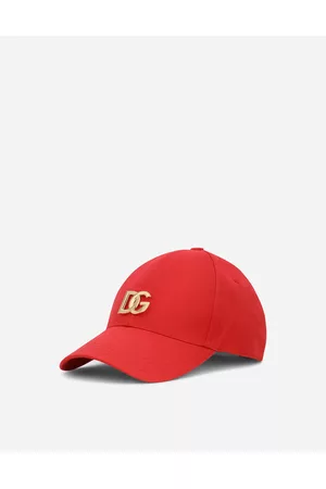 Dolce & Gabbana Hats - Hats and Gloves - Cotton baseball cap with DG patch male 57