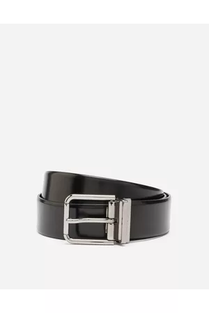 Dolce & Gabbana Belts - Belts - Brushed calfskin belt male 90