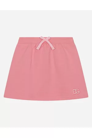 Dolce & Gabbana Skirts - Trousers and Skirts - Short jersey skirt with DG logo embroidery female 8