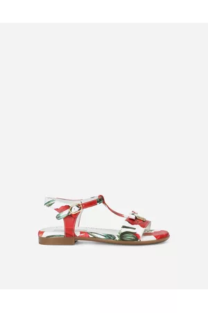 Dolce & Gabbana Sandals - Shoes (24-38) - Poppy-print calfskin sandals female 25