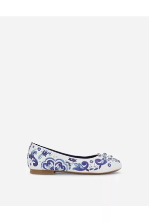 Dolce & Gabbana Ballerinas - Collection - Majolica-print calfskin ballet flats female 24