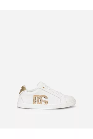Dolce & Gabbana Sneakers - Shoes (24-38) - Calfskin sneakers with DG logo female 29