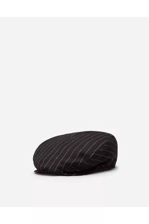 Dolce & Gabbana Hats - Hats and Gloves - Wool pinstripe flat cap male 58
