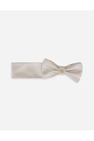 Dolce & Gabbana Headbands - Accessories and Baby Carriers - Silk duchesse headband with DG embroidery female II